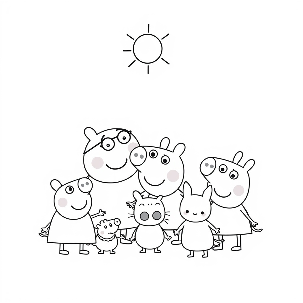 Libro para Colorear de Peppa Pig