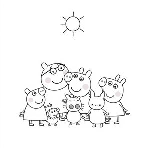 Libro para Colorear de Peppa Pig
