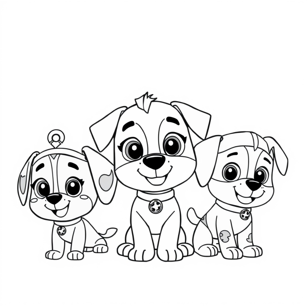 Libro para Colorear: Patrulla Canina en Misión