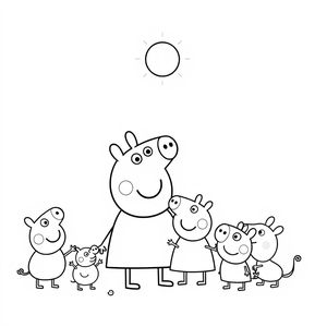 Libro de Colorear Peppa Pig