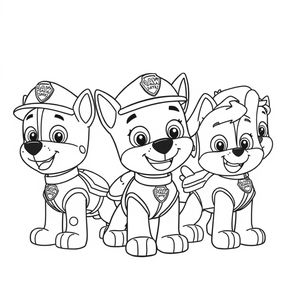 Libro para Colorear de Patrulla Canina