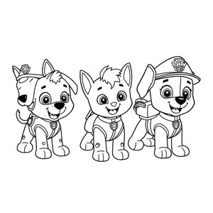 Libro para Colorear Patrulla Canina