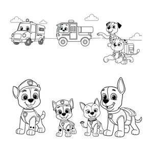 PAW Patrol: Aventuras para Colorear