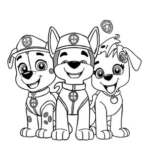 Libro para Colorear de la Patrulla Canina