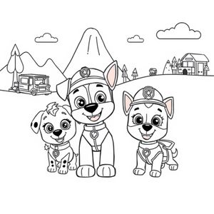 Libro para Colorear de PAW Patrol
