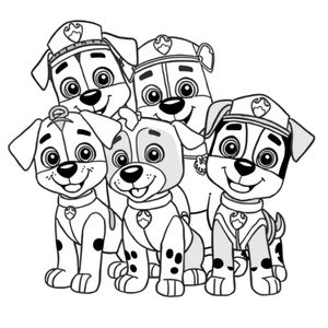 Libro para Colorear de PAW Patrol