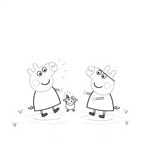 Libro para Colorear de Peppa Pig