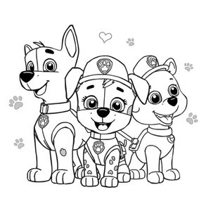 Libro para Colorear de Patrulla Canina