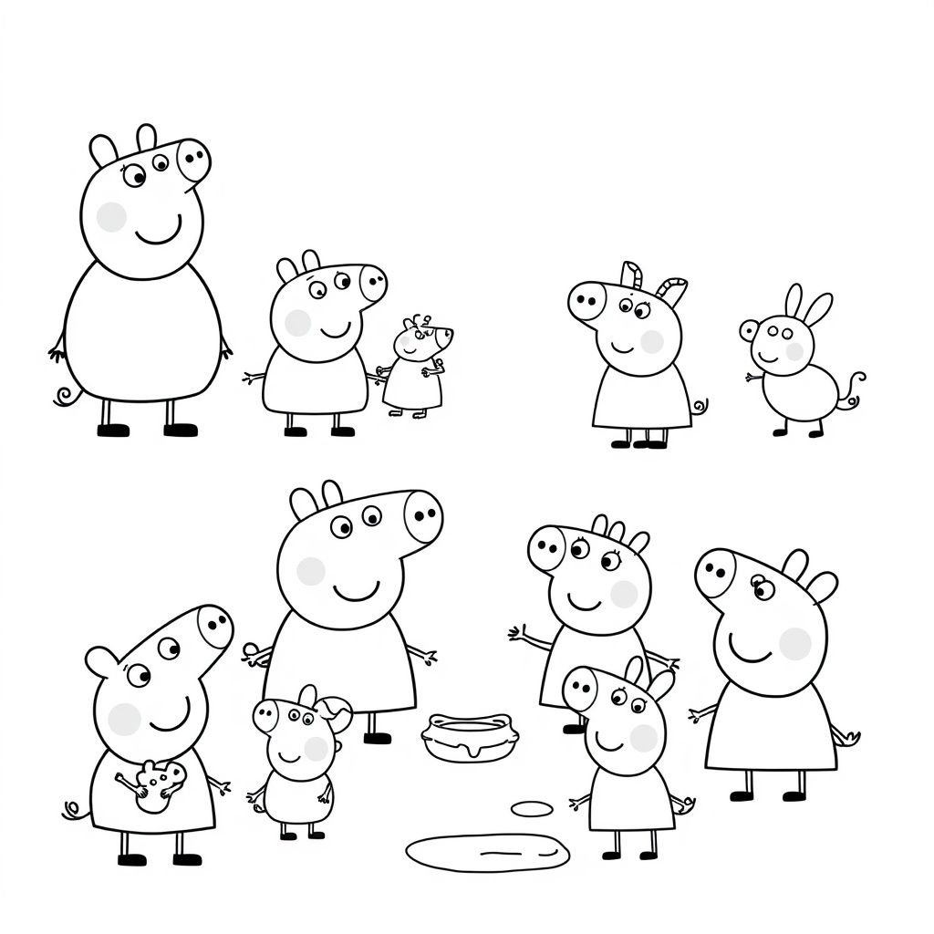 Libro de Colorear Peppa Pig