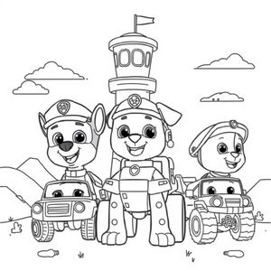 Libro para Colorear PAW Patrol