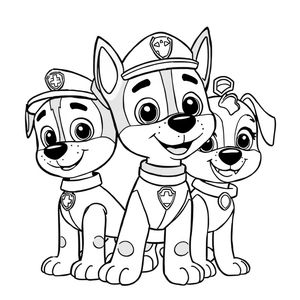 Libro de Colorear de la Patrulla Canina