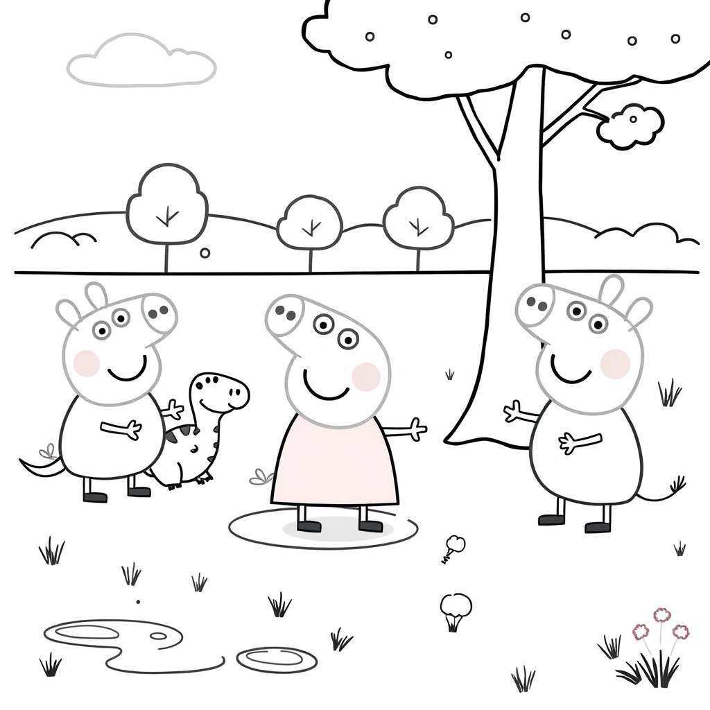Libro para Colorear: Aventuras de Peppa