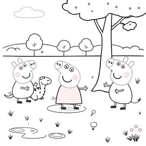 Kolorowanka: Przygody Peppy