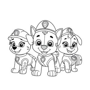 Libro para Colorear de Patrulla Canina