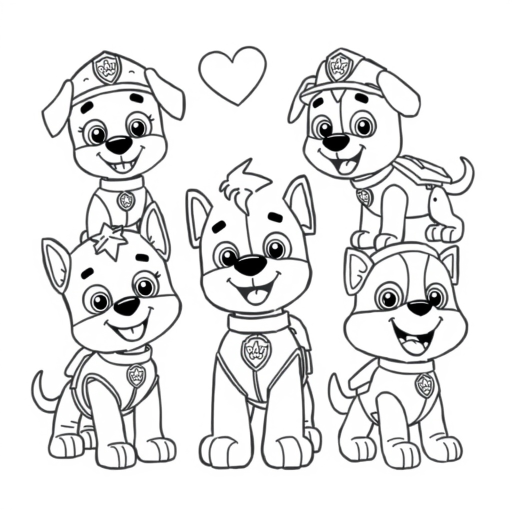 Kolorowanka - Psi Patrol
