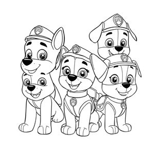 Libro para Colorear: Patrulla Canina