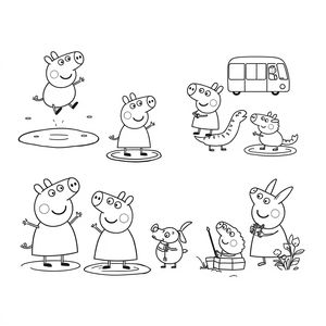 Libro para Colorear de Peppa Pig