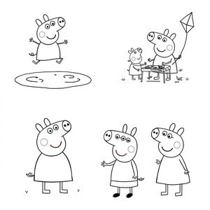 Libro de Colorear Peppa Pig