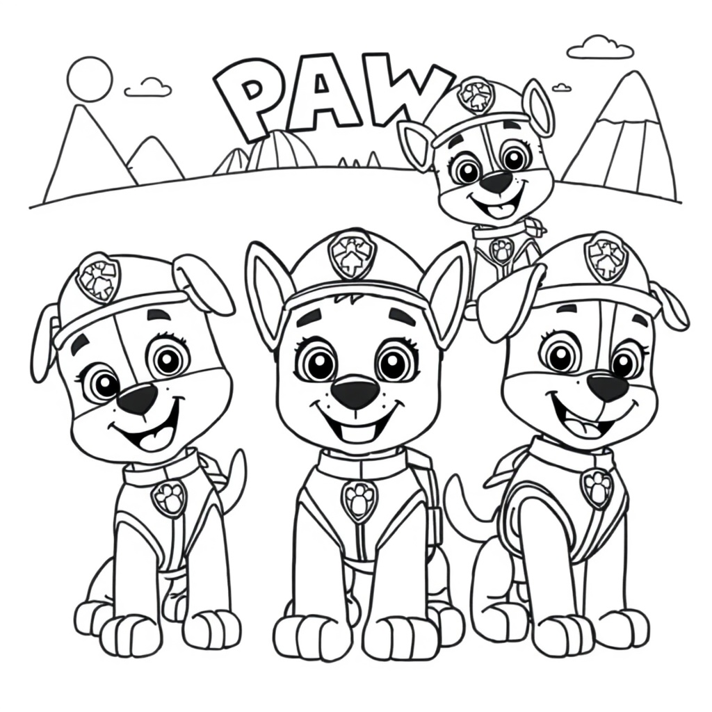 Misiones Coloridas de Patrulla Canina