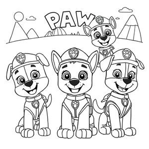 Kolorowe Misje Psi Patrol