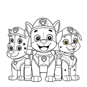 Libro de Colorear de la Patrulla Canina