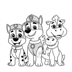 Libro para Colorear Patrulla Canina