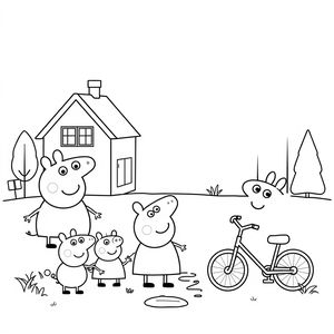 Libro de Colorear de Peppa Pig