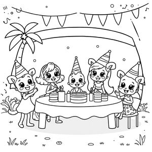 Libro para Colorear de Bluey