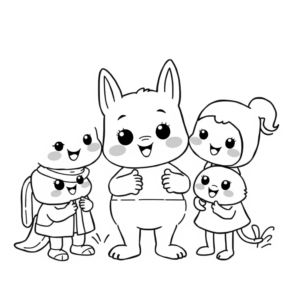 Libro para Colorear Bluey