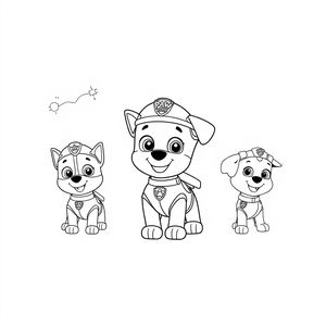 Libro para Colorear de Patrulla Canina
