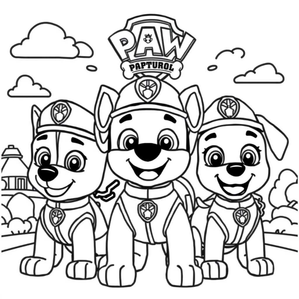 PAW Patrol: Libro para Colorear de Misión de Rescate