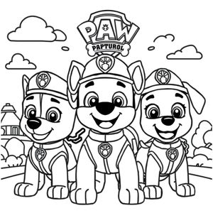 PAW Patrol: Libro para Colorear de Misión de Rescate