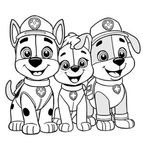 Libro para Colorear de La Patrulla Canina: Misiones de Rescate