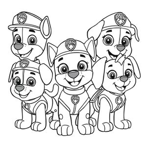 Libro para Colorear de Patrulla Canina