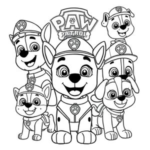 Libro para Colorear de la Patrulla Canina