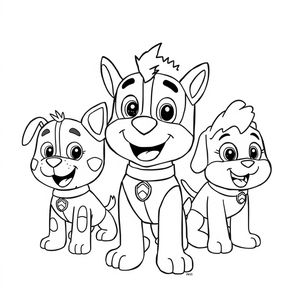 Libro para Colorear de PAW Patrol