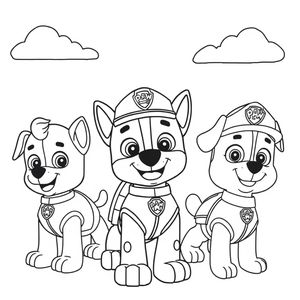 Páginas para Colorear de Patrulla Canina