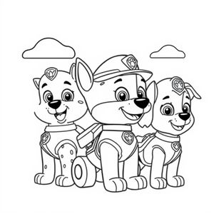 Libro de Colorear Patrulla Canina