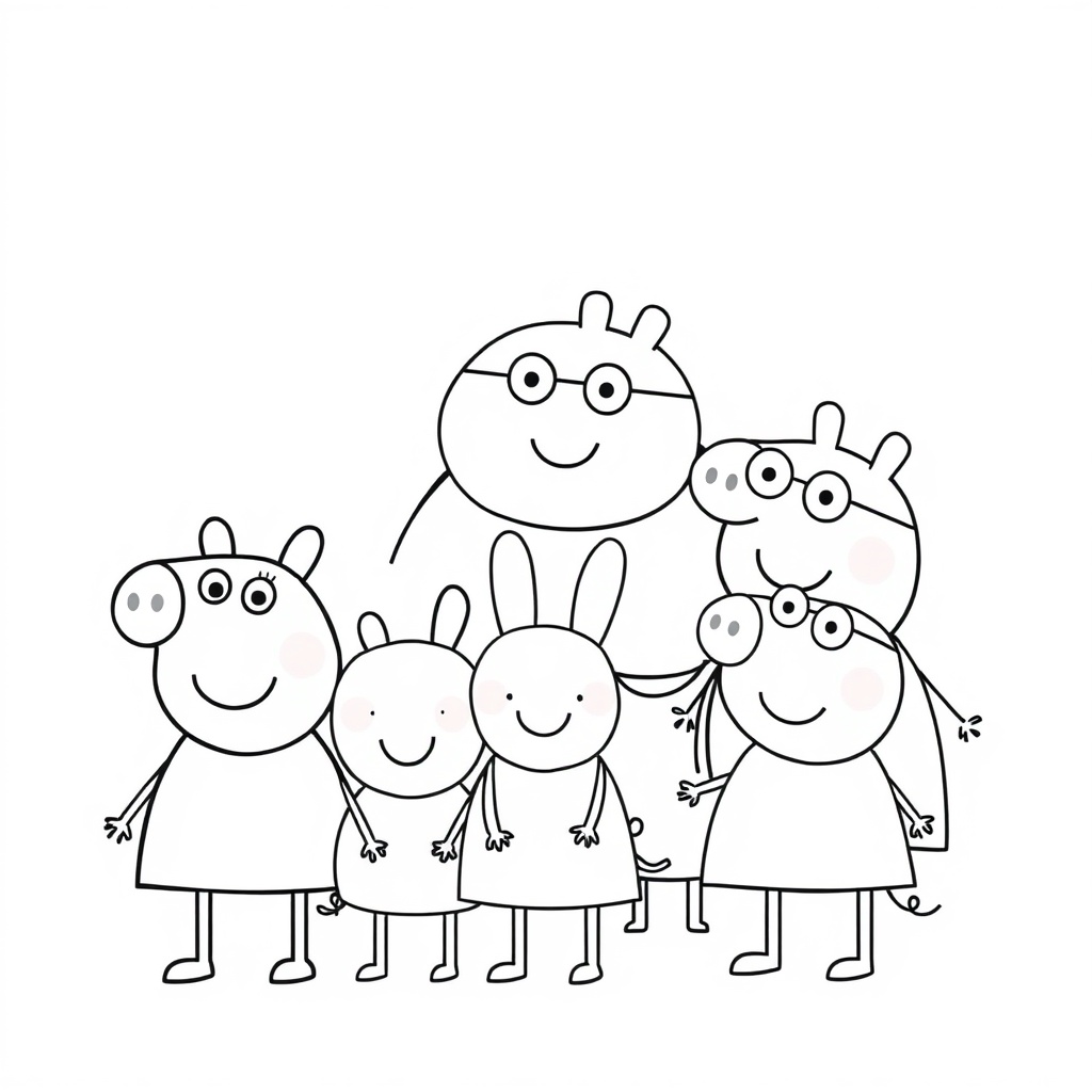 Libro de Colorear Peppa Pig
