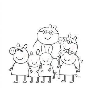 Libro de Colorear Peppa Pig