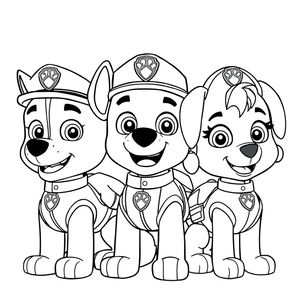 Libro para Colorear de PAW Patrol