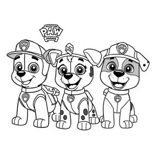 Libro para colorear: Patrulla Canina