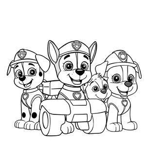 Libro para Colorear Patrulla Canina: Misiones de Rescate