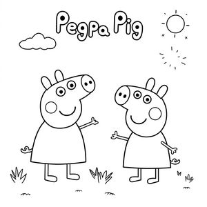Libro para Colorear Peppa Pig