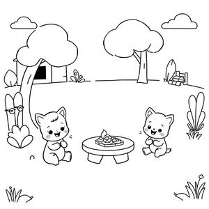 Libro para Colorear Bluey