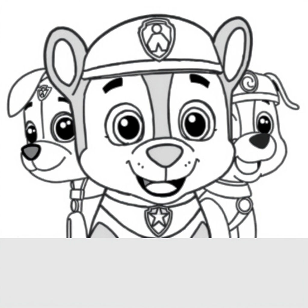 Libro para Colorear de PAW Patrol