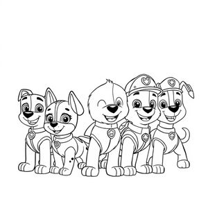 Libro de Colorear de la Patrulla Canina