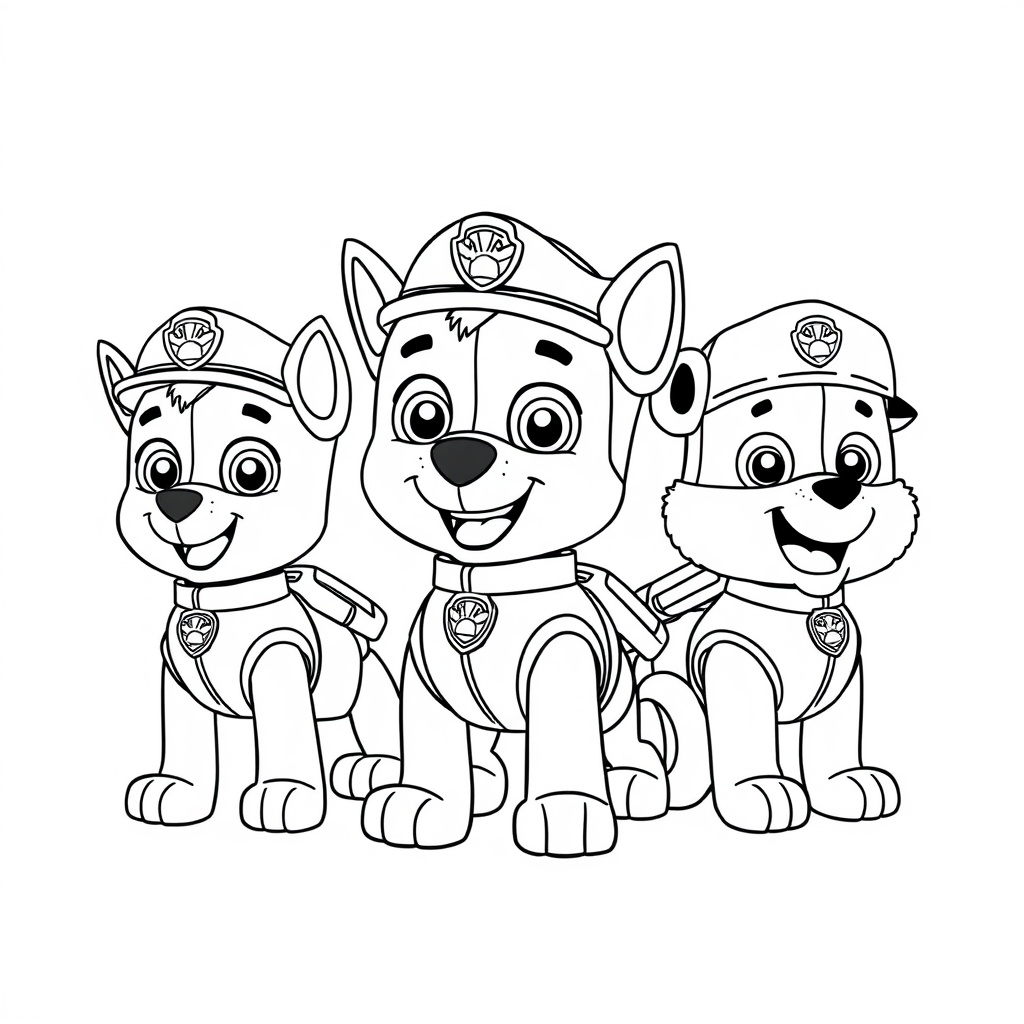 Libro para Colorear: Patrulla Canina