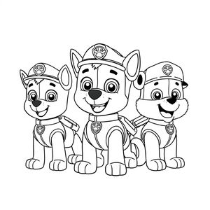 Libro para Colorear: Patrulla Canina