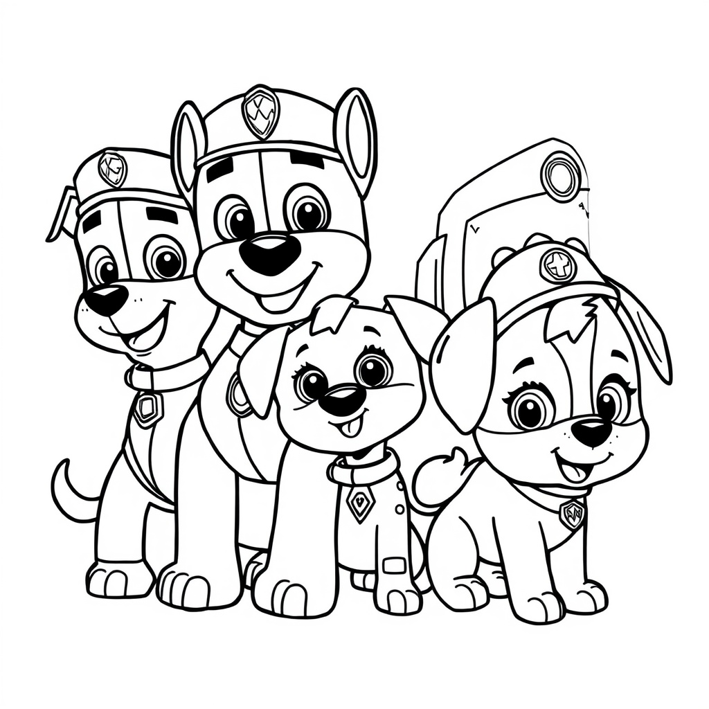 Libro para Colorear PAW Patrol
